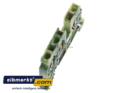 Ansicht oben links WAGO Kontakttechnik 870-687 Schutzleiterklemme 0,08-2,5/4mmq gn/ge 