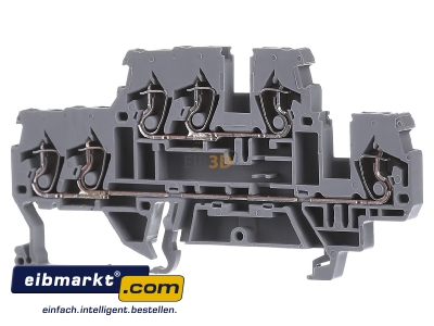 Front view WAGO Kontakttechnik 870-531 Feed-through terminal block 5mm 24A
