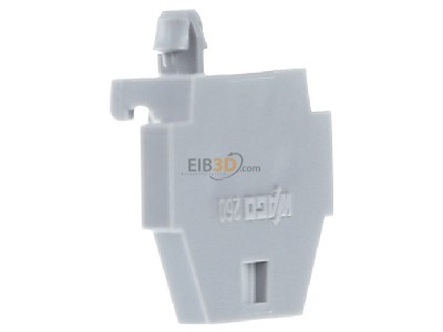 View on the left WAGO 260-371 End/partition plate for terminal block 
