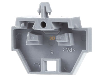Back view WAGO 260-371 End/partition plate for terminal block 
