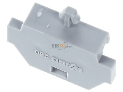 View up front WAGO 260-371 End/partition plate for terminal block 
