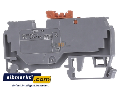 Back view WAGO Kontakttechnik 280-870 Disconnect terminal block 16A 1-p 5mm - 
