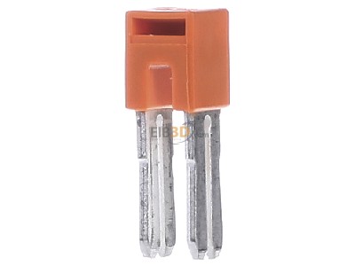 Front view WAGO 282-424 Cross-connector for terminal block 2-p 
