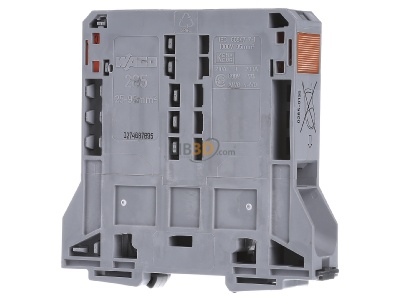 Ansicht hinten WAGO Kontakttechnik 285-195 Durchgangsklemme 25-95mmq grau 