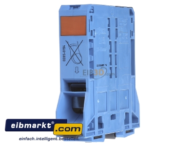 Ansicht links WAGO Kontakttechnik 285-194 Durchgangsklemme 35-95mmq blau 