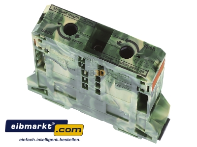 Ansicht oben vorne WAGO Kontakttechnik 285-197 Schutzleiterklemme 25-95mmq gn/gelb 