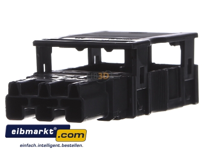 Frontansicht WAGO Kontakttechnik 770-113 Stecker 2x0,5-4mmq schwarz 