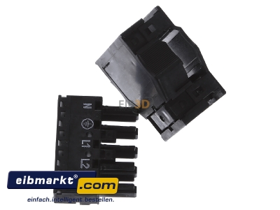 View top right WAGO Kontakttechnik 770-105 Connector plug-in installation 5x4mm 
