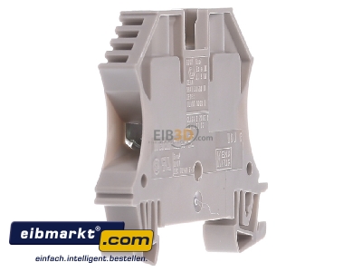 View on the right Weidmller WDU 6 Feed-through terminal block 8mm 41A - 
