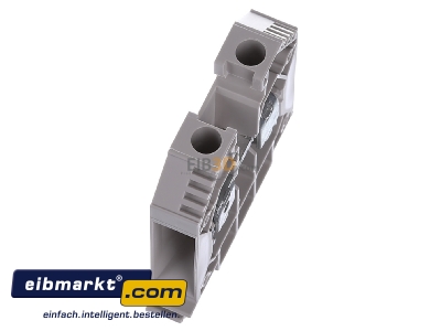 Ansicht oben links Weidmller WDU 16 Durchgangsklemme 60x11,9x63mm 