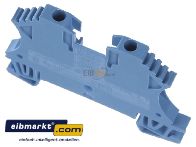 Top rear view Weidmller WDU 2.5 BL Feed-through terminal block 5mm 24A
