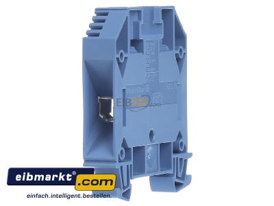 Ansicht rechts Weidmller WDU 16 BL Durchgangsklemme 60x11,9x63mm bl 