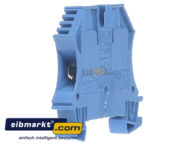 Ansicht rechts Weidmller WDU 6 BL Durchgangsklemme 60x7,9x47mm bl 