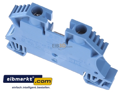Ansicht oben hinten Weidmller WDU 6 BL Durchgangsklemme 60x7,9x47mm bl 