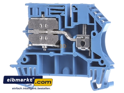 Front view Weidmller WNT 4 10X3 Neutral disconnect terminal block 6mm 
