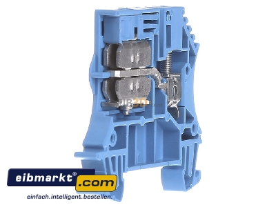 View on the left Weidmller WNT 4 10X3 Neutral disconnect terminal block 6mm 
