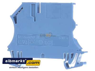 Back view Weidmller WNT 4 10X3 Neutral disconnect terminal block 6mm 
