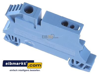 Top rear view Weidmller WNT 6 10X3 Neutral disconnect terminal block 8mm 
