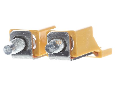 Front view Weidmller WQV 16/2 Cross-connector for terminal block 2-p 
