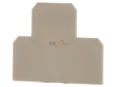 Front view Weidmller AP DK4Q End/partition plate for terminal block 
