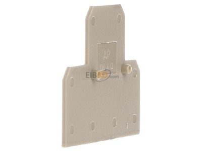 View on the right Weidmller AP DK4Q End/partition plate for terminal block 

