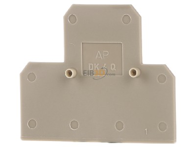 Back view Weidmller AP DK4Q End/partition plate for terminal block 
