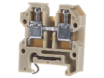 Front view Weidmller AKZ 4 Feed-through terminal block 6mm 21A 
