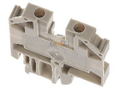 Top rear view Weidmller SAK 2.5 Feed-through terminal block 6mm 24A 
