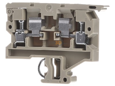 Front view Weidmller ASK 1 G-fuse 5x20 mm terminal block 6,3A 8mm 
