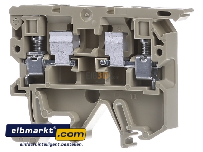 Front view Weidmller ASK 1/EN G-fuse 5x20 mm terminal block 6,3A 8mm
