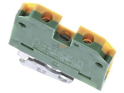 Top rear view Weidmller EK 2.5N Ground terminal block 1-p 6mm 
