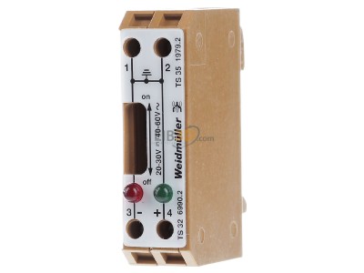Front view Weidmller SAKT E/35 2LD 60VAC Disconnect terminal block 27A 1-p 19mm 
