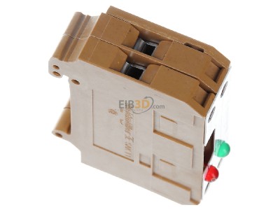 View top left Weidmller SAKT E/35 2LD 60VAC Disconnect terminal block 27A 1-p 19mm 
