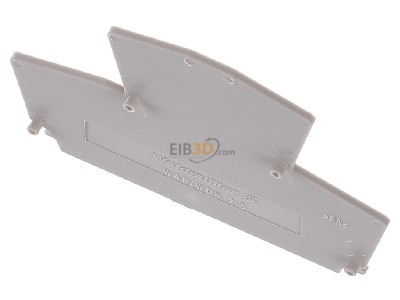 View up front Weidmller WAP WDK2.5 End/partition plate for terminal block 
