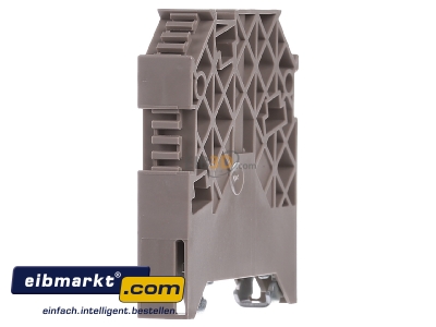 View on the left Weidmller WEW 35/1 End bracket for terminal block screwable - 
