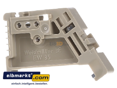 Front view Weidmller EW 35 End bracket for terminal block screwable - 
