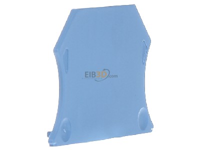 View on the right Weidmller WAP 2.5-10 BL End/partition plate for terminal block 
