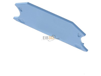 Top rear view Weidmller WAP 2.5-10 BL End/partition plate for terminal block 
