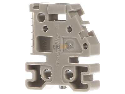 Back view Weidmller EWK 1 End bracket for terminal block screwable 
