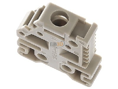 View up front Weidmller EWK 1 End bracket for terminal block screwable 
