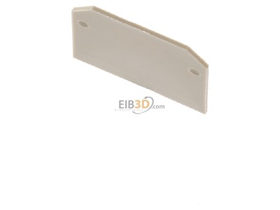 Top rear view Weidmller AP SAK2.5 End/partition plate for terminal block 
