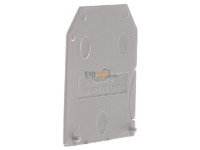 View on the right Weidmller WAP 16+35 WTW 2.5-10 End/partition plate for terminal block 
