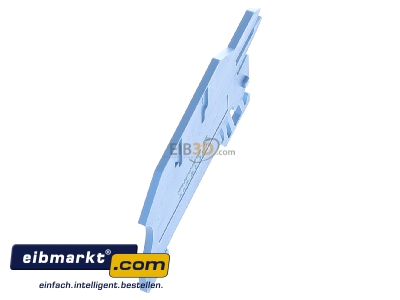 Ansicht oben rechts Weidmller WHP 2.5-35N/10X3 BL Halteplatte 60x2x47mm 