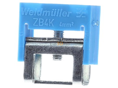 Frontansicht Weidm�ller ZB 4K BL Zugb�gel bl L=20mm B=6mm 