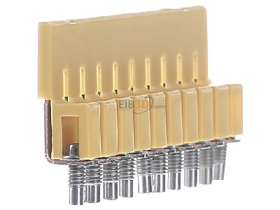 View on the left Weidmller WQV 2.5/10 Cross-connector for terminal block 10-p 
