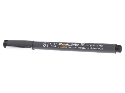 Front view Weidmller STI #0508401694 Felt pen black STI 0508401694
