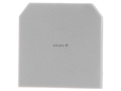 Front view Weidm�ller AP AKZ4 End/partition plate for terminal block 
