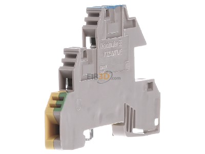 View on the right Weidmller WDL 2.5/S/NT/L/PE Installation terminal block 6mm 24A 3-p 

