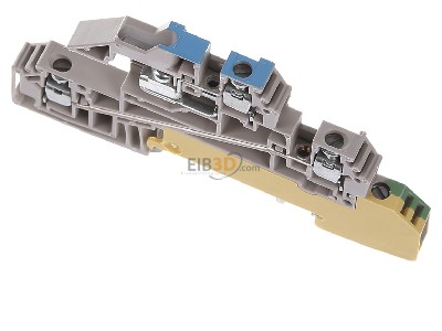 View up front Weidmller WDL 2.5/S/NT/L/PE Installation terminal block 6mm 24A 3-p 
