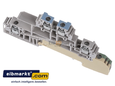 View up front Weidmller WDL 2.5/S/N/L/PE Installation terminal block 6mm 24A 3-p - 
